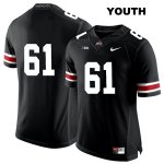 Youth NCAA Ohio State Buckeyes Gavin Cupp #61 College Stitched No Name Authentic Nike White Number Black Football Jersey BC20S08NG